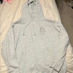 Obey Gray Sweatshirt Casual Cotton-Blend